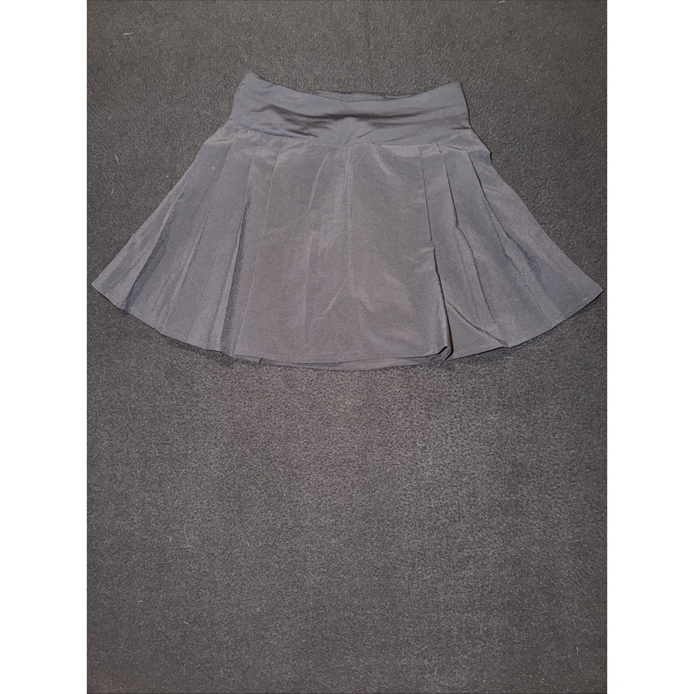 Lululemon Side-pleat HR Tennis Black Skirt Size 0 NWOT